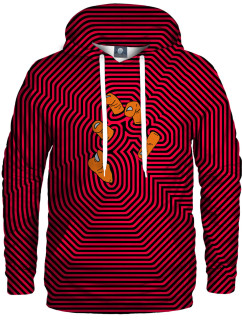 Aloha From Deer Mind Boggling Original Hoodie HK AFD998 Red