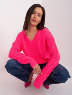 Sweter BA SW model 19034264 fluo różowy - FPrice