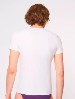 Pánské tílko GO Shirt V-Neck Slim Fit - WHITE - bílé 0003 - SLOGGI