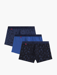 Pánske boxerky ATLANTIC 3Pack - modré