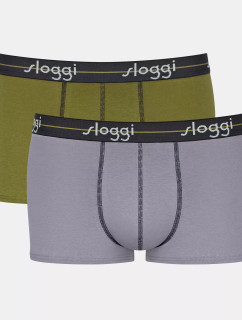 Pánske boxerky Start Hipster C2P box - GRAY - šedá M029 - SLOGGI