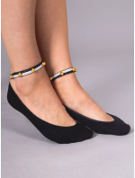 Yoclub Ponožky s ozdobným náramkom 3-Pack P1 Black