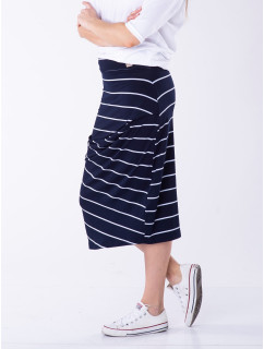 Look Made With Love Sukne 518 Patricia Navy Blue/White