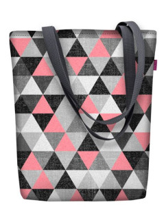 Bertoni Plátenná taška Sunny Dhalia Grey/Pink