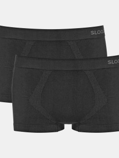 Pánske boxerky GO Smooth Hipster 2P - BLACK - black 0004 - SLOGGI