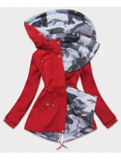 Oboustranná dámská bunda parka s kapucí model 14675063 - SPEED.A
