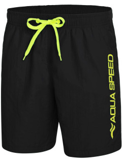 AQUA SPEED Plavecké šortky OWEN black/yellow