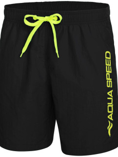 AQUA SPEED Plavecké šortky OWEN black/yellow