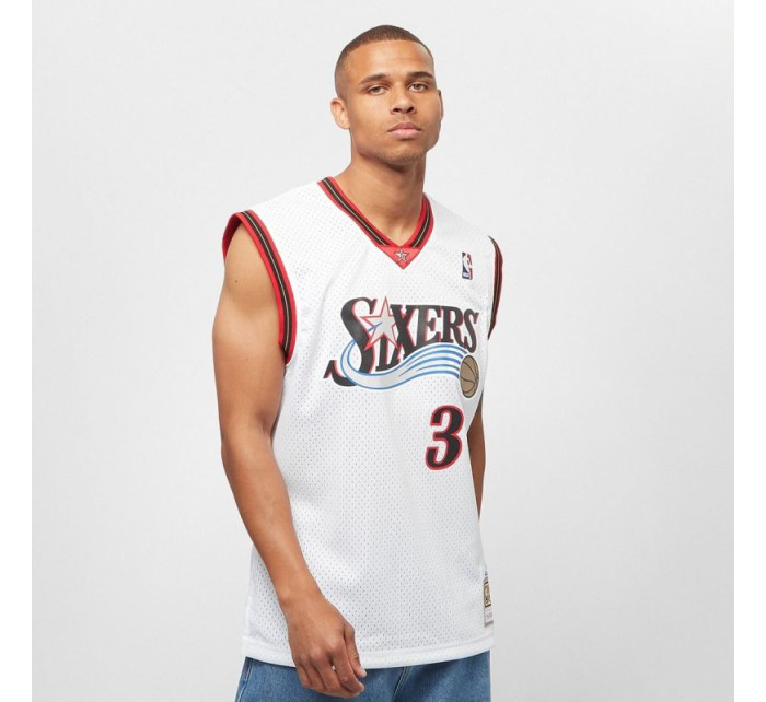 Mitchell & Ness NBA Swingman Home Jersey 76ers 00 Allen Iverson M SMJYGS18200-P76WHIT00AIV Pánske oblečenie