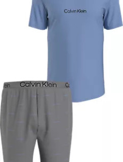 Spodní prádlo Pánské pyžamo S/S SHORT SET model 20103472 - Calvin Klein