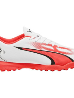 Futbalové topánky Ultra Play TT M 107528 01 biele/neónovo ružové - Puma