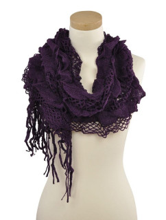 Art Of Polo Scarf sz0420-5 Violet