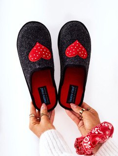 Household slippers Panto Fino II267009 Black-Red