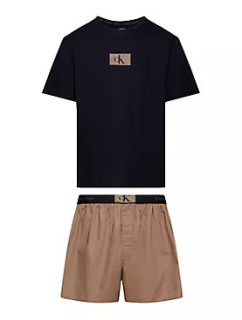 Spodní prádlo Pánské pyžamo S/S BOXER SET model 20163200 - Calvin Klein