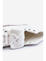 Dámske zateplené tenisky na vysokom podpätku Cross Jeans KK2R4044C White