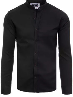 Pánska elegantná čierna košeľa Dstreet DX2323