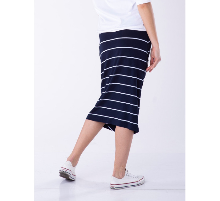 Look Made With Love Sukne 518 Patricia Navy Blue/White