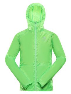 Pánska ultraľahká bunda s nepremokavou úpravou ALPINE PRO BIK neon green gecko