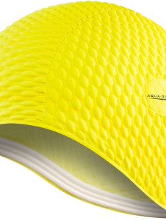 AQUA SPEED Plavecká čiapka Bombastic Yellow Pattern 18