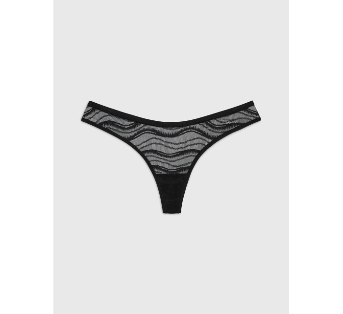 Dámská tanga 000QD3971E UB1 černé - Calvin Klein