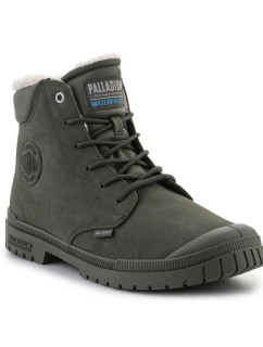 Palladium SP20 Cuff Leather Waterproof WL U 79067-325-M Olive Night topánky