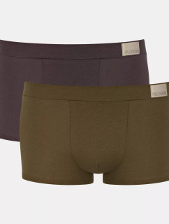 Pánske boxerky GO Natural Hipster C2P - BROWN - hnedá M004 - SLOGGI