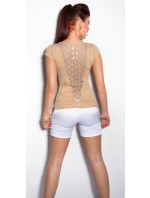 Sexy KouCla Shirt with model 19601208 and lace - Style fashion