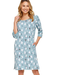 Noční košile Ice blue s model 19151580 vánoční - DN Nightwear