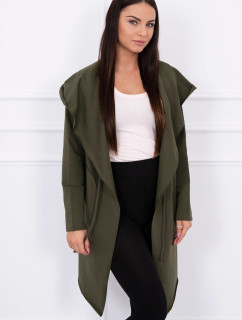 khaki bunda s kapucí model 18742584 - K-Fashion