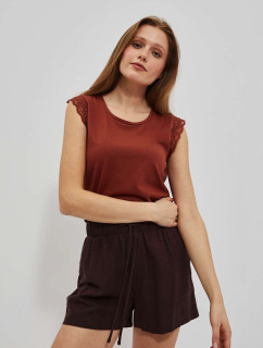 DÁMSKY TOP L-TS-4099 BROWN