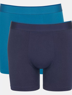 Pánske boxerky EVER Airy Short C2P - BLUE - DARK COMBINATION - kombinácia modrej M008 - SLOGGI