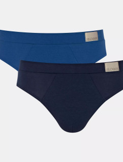 Pánske nohavičky GO Natural Brief C2P - BLUE - modré M008 - SLOGGI