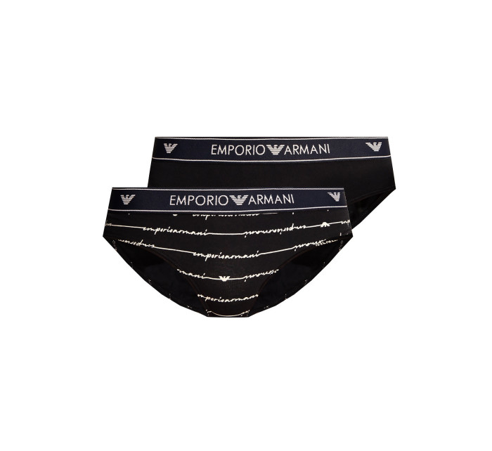 Dámske nohavičky 163334 1P219 03937 námornícka modrá - 2 pack - Emporio Armani