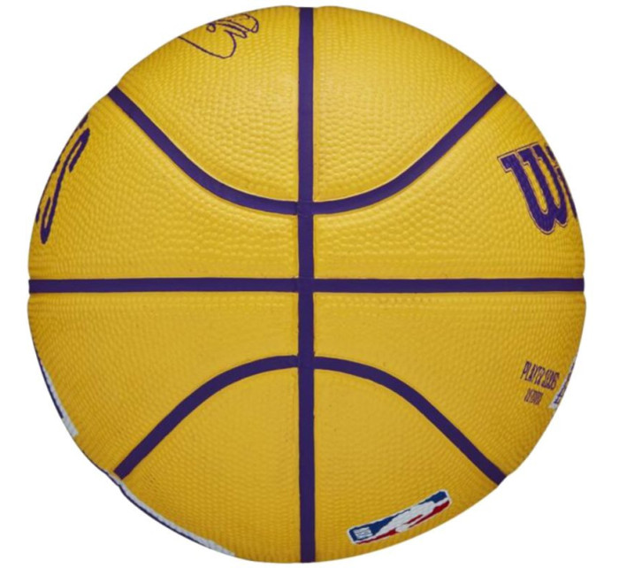 Mini basketbalová lopta NBA Player Icon Stephen Curry WZ4007401XB White - Wilson