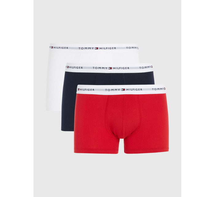 Pánske boxerky 3-PACK UM0UM02761 0UB black/white/red - Tommy Hilfiger