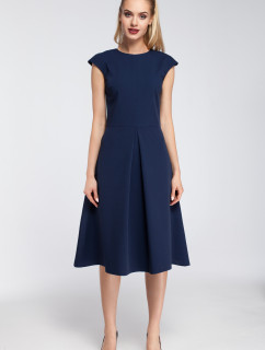 Made Of Emotion Dress M296 Navy Blue