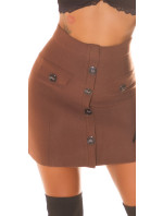 Sexy Highwaist Skirt with decorative buttons