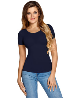 Blúzka Carla s krátkym rukávom Navy Blue - Babell