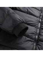 Pánska zimná páperová bunda s dwr ALPINE PRO ROGIT čierna