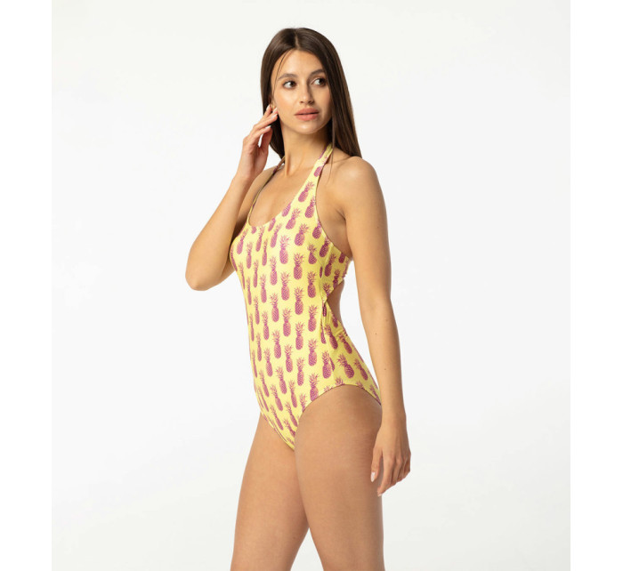 Open Back Swimsuit  Yellow model 18094254 - Aloha From Deer