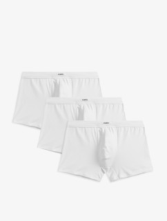 Pánske boxerky ATLANTIC 3Pack - biele