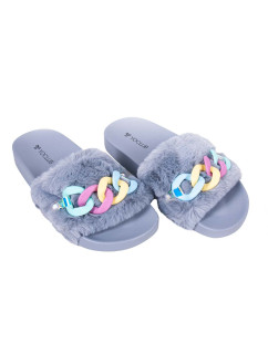 Yoclub Dámské sandály Slide OKL-0067K-2800 Grey