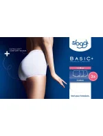 Dámske nohavičky loggi Basic+ Maxi 3P biele