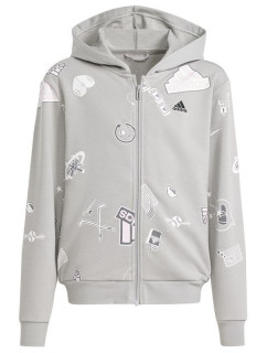 Adidas Biuv Zip Hoodie Jr IS3755 Mikina s kapucňou