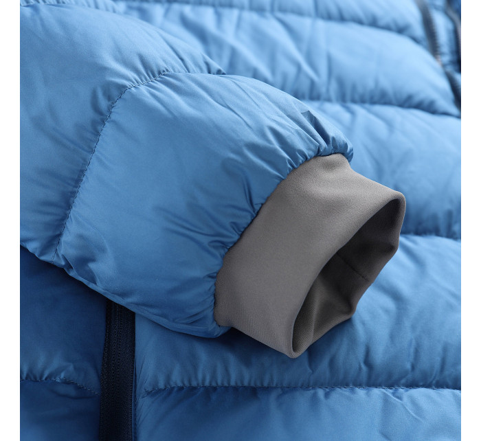 Pánska zimná páperová bunda s dwr ALPINE PRO ROGIT vallarta blue