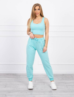 Set top+kalhoty mint