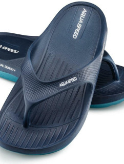 AQUA SPEED Papuče do bazéna Alcano Navy Blue