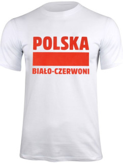 Unisex tričko Poľsko biela/červená S337909