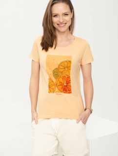 Volcano T-Shirt T-Coktail L02307-S23 Papaya