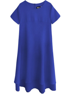 Trapézové šaty v Chrpová farbe (436ART)